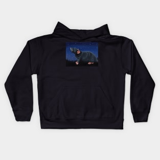 Grey Rat Stargazing Kids Hoodie